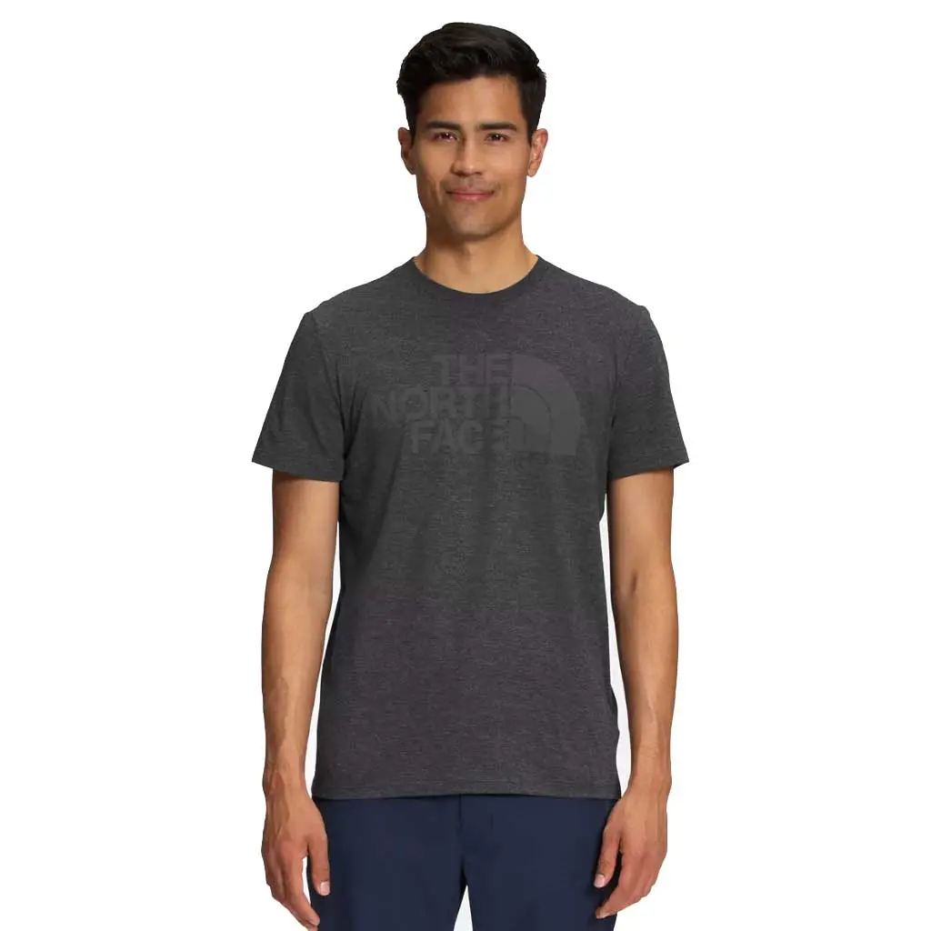 The North Face Ss Half Dome Tri-Blend Tee - Tnf Black Heather/Tnf Black 1