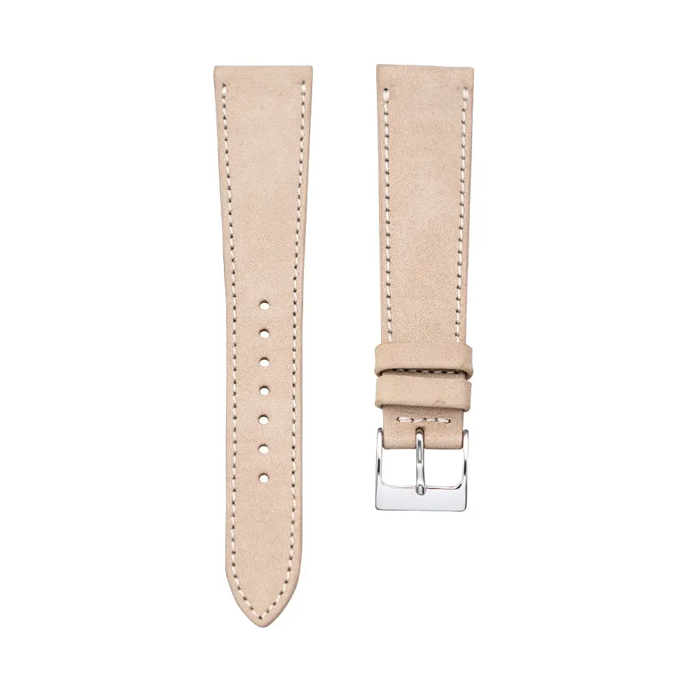 Beige Nubuck Leather Strap 1