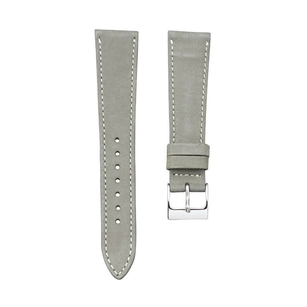 Grey Nubuck Leather Strap 1