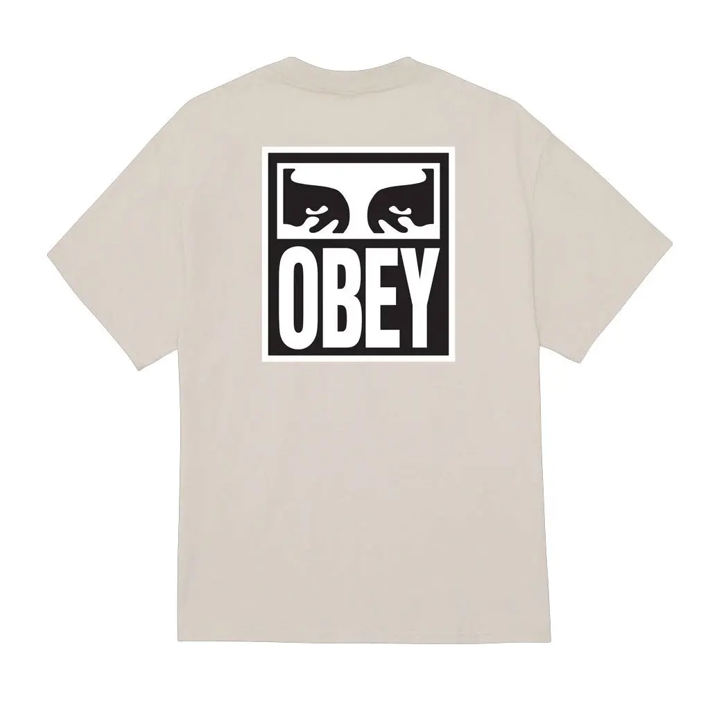 Obey Eyes Icon 2 S/S Tee - Silver Grey 1
