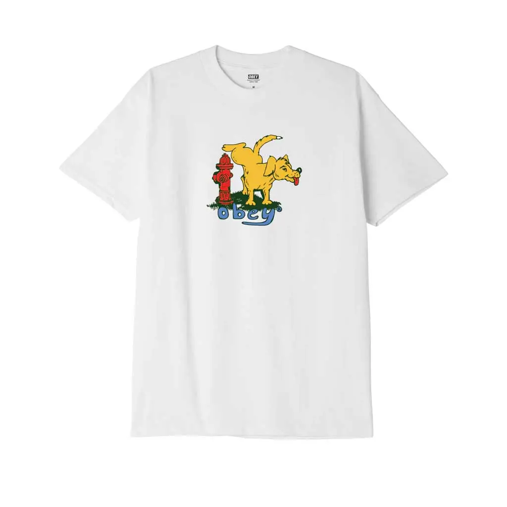 Obey Hydrant T-Shirt - White 1