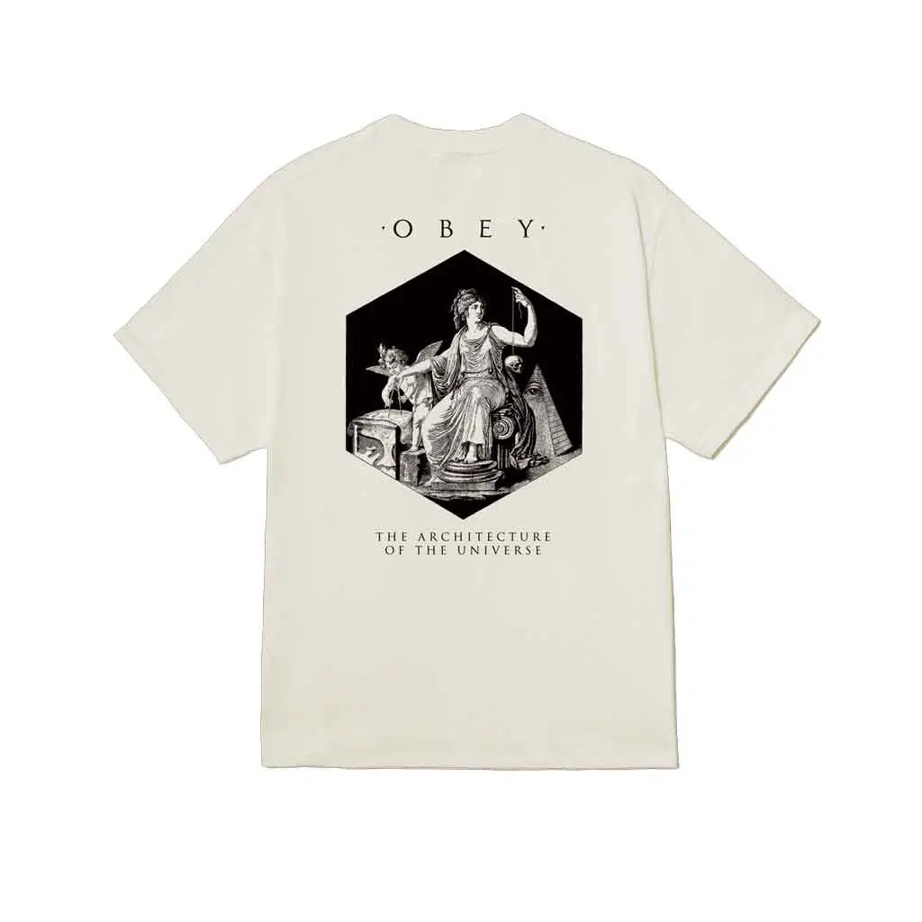Obey Architecture Of The Uni S/S Tee - Vintage White 1