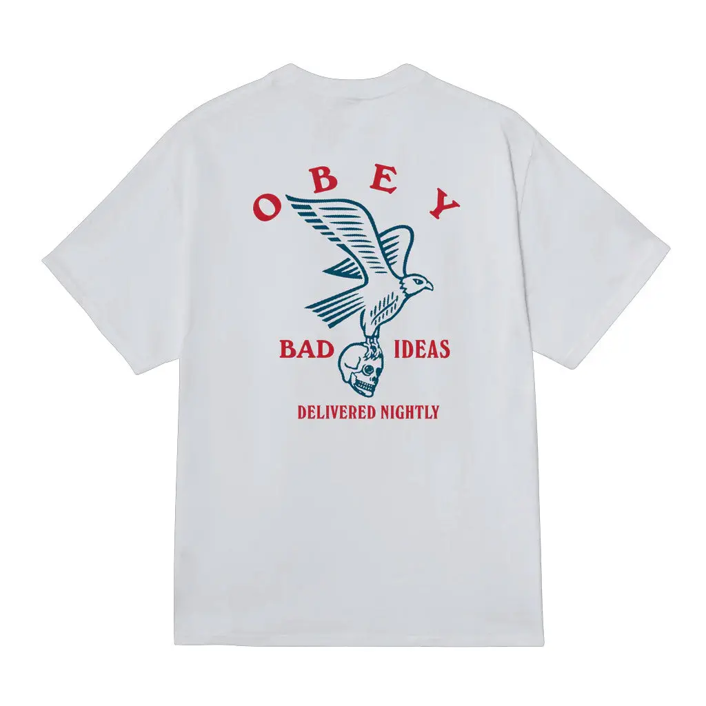Obey Bad Ideas Eagle S/S Tee - White 1