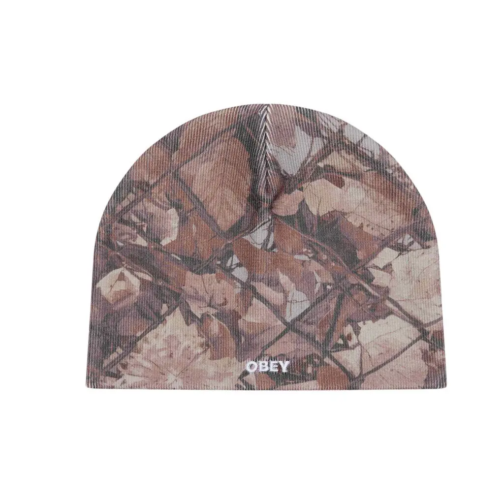 Obey Bold Camo Beanie - Fence Camo 1
