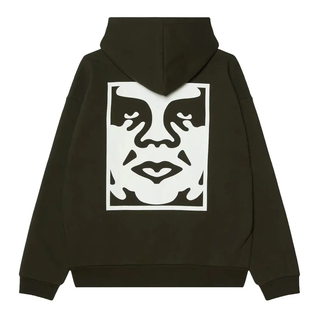 Obey Bold Icon Extra Heavy Hoodie - Rosin 1