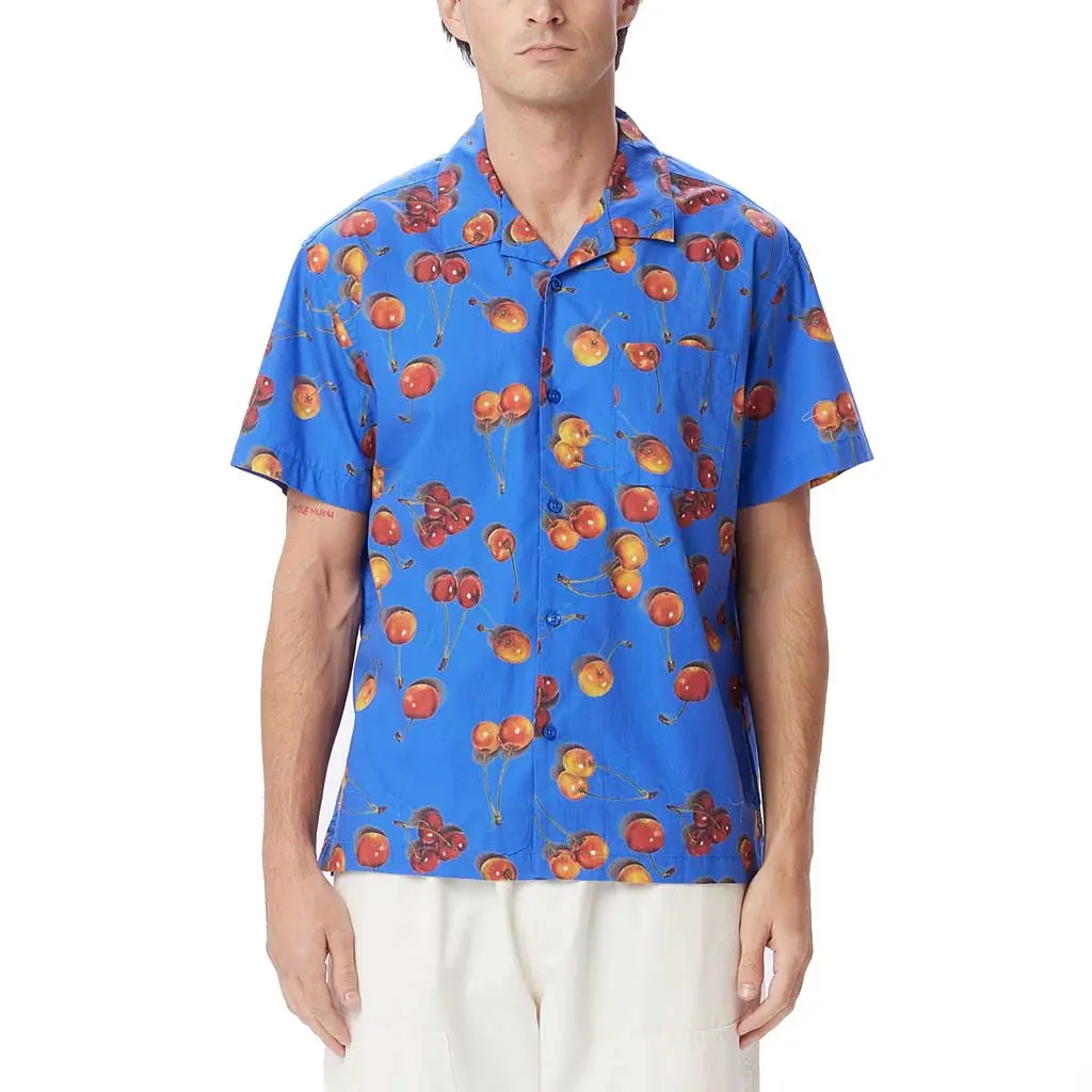 Obey Bombed Woven - Satin Blue 1