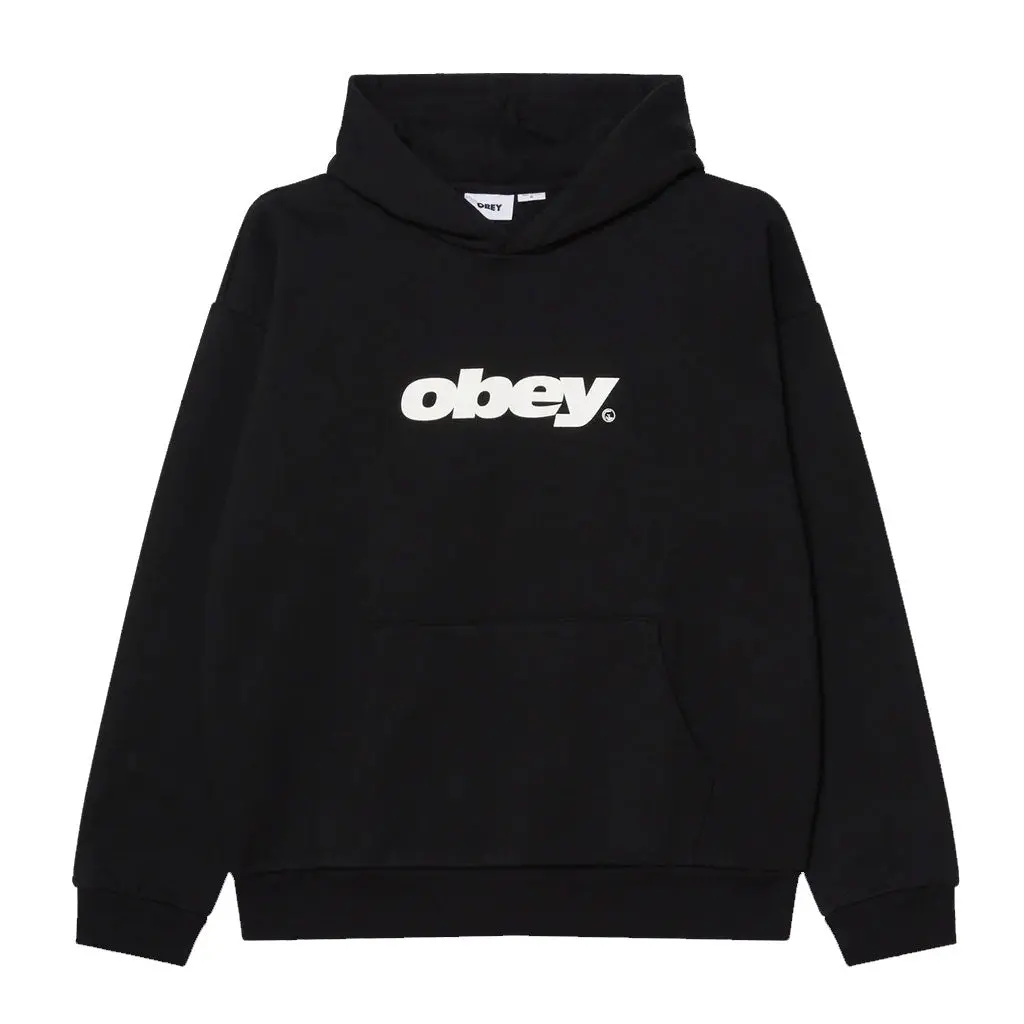 Obey Bounce P/O Hoodie - Black 1