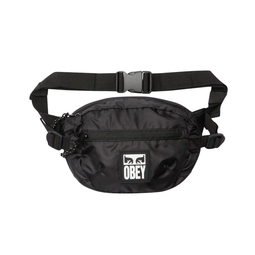 Obey Commuter Waist Bag Ii - Black 1