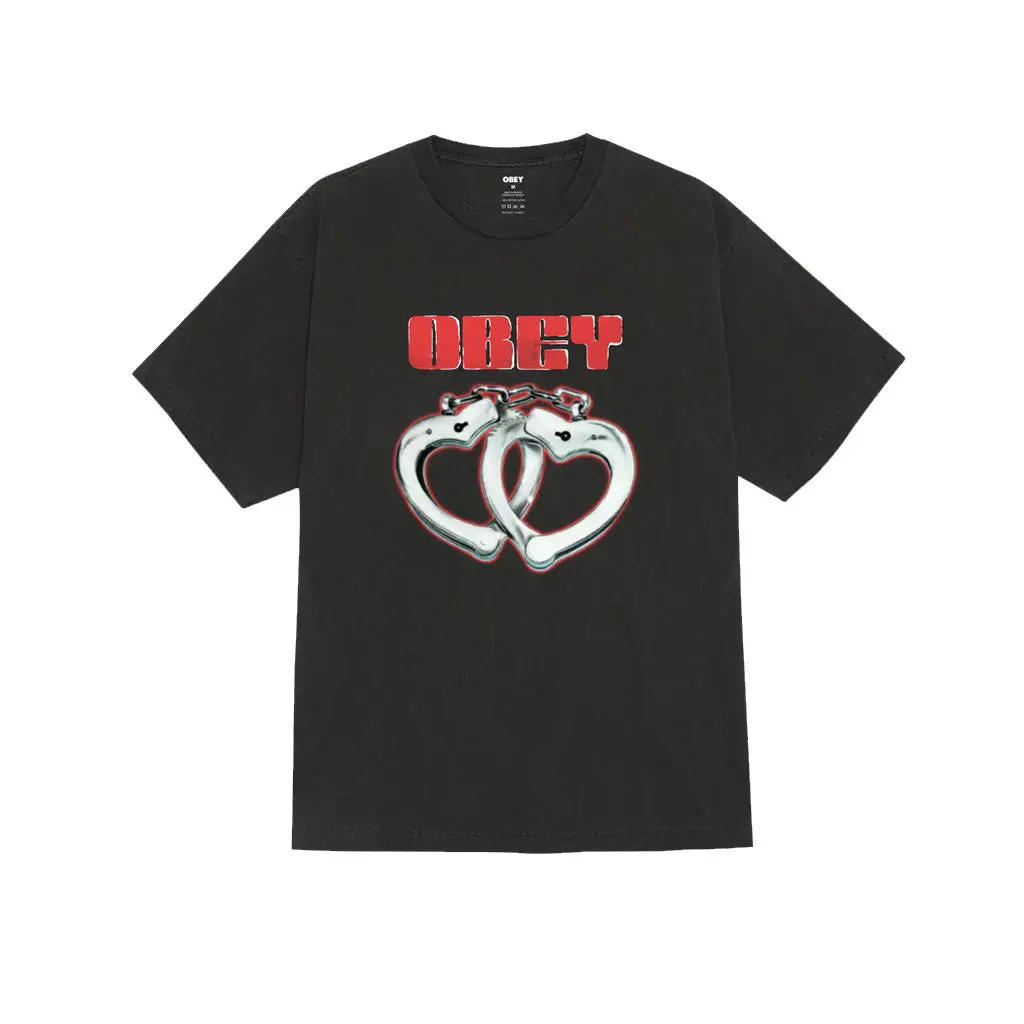 Obey Cuffs S/S Tee - Dusty Black 1