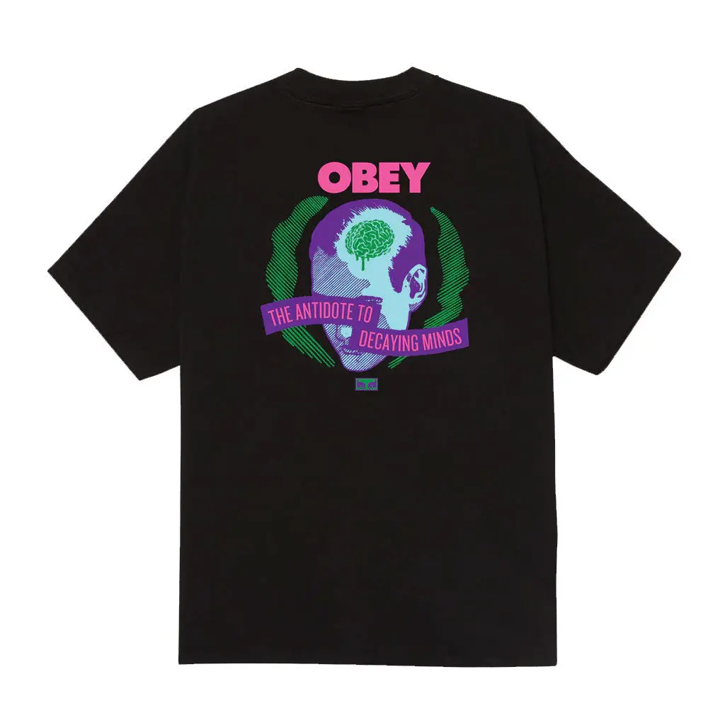 Obey Decaying Minds S/S Tee - Black 1