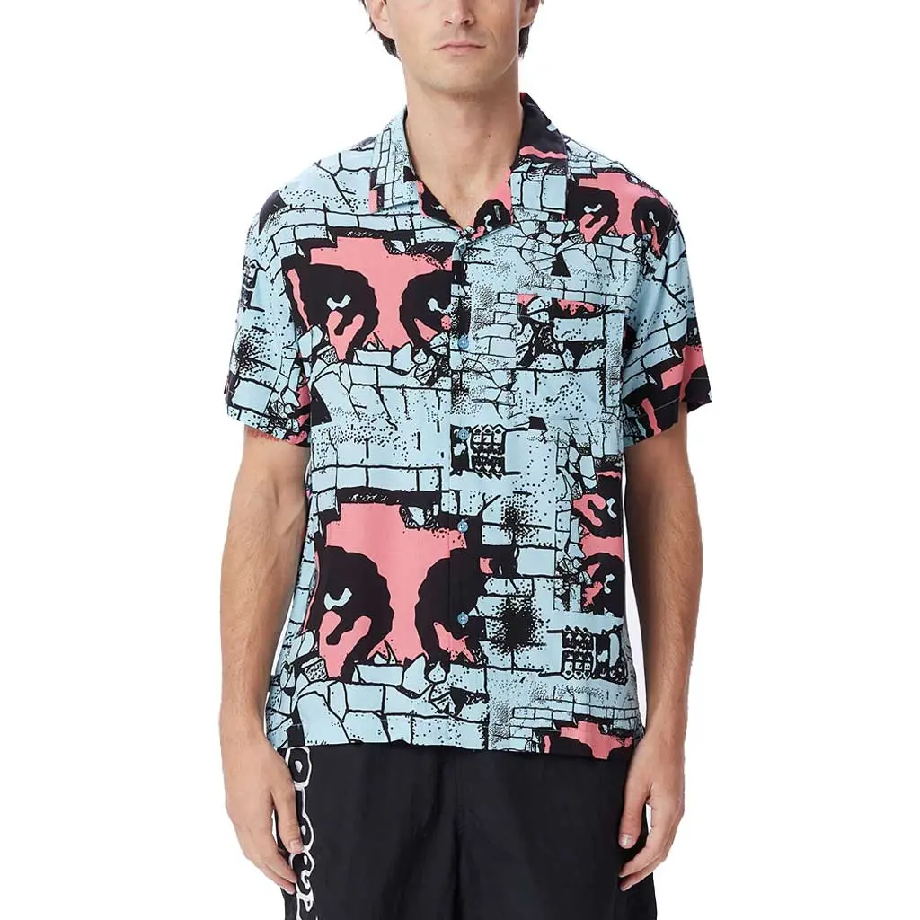 Obey Detector Woven - Sky Blue 1