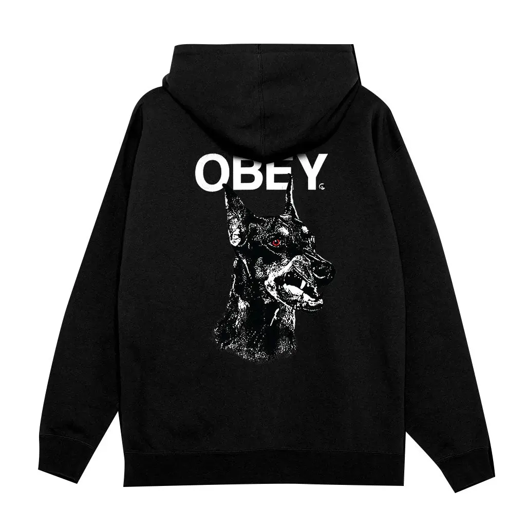 Obey Doberman P/O Hoodie - Black 1