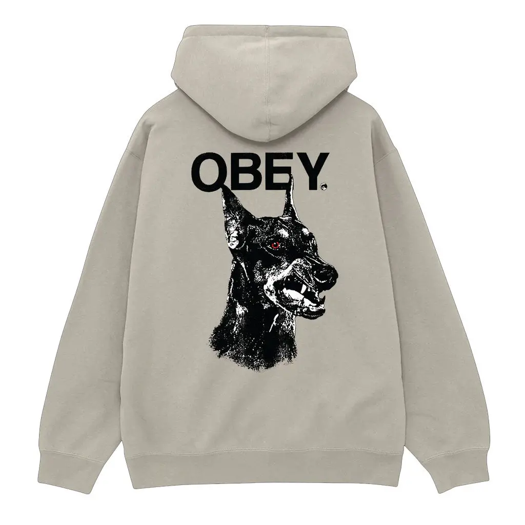 Obey Doberman P/O Hoodie - Moonstruck 1