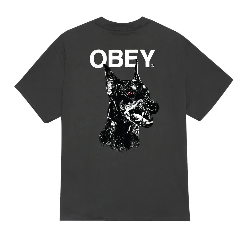 Obey Doberman S/S Tee - Vintage Black 1