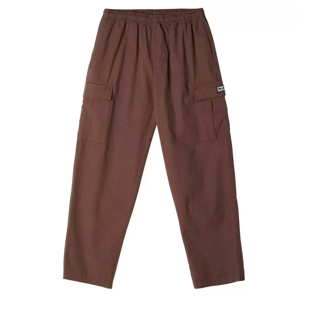 Obey Easy Ripstop Cargo Pant - Dark Brown 1