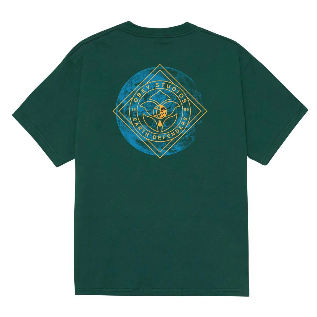 Obey Earth Defenders S/S Tee - Rain Forest 1
