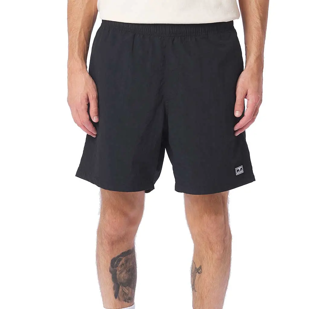 Obey Easy Eyes Nylon Short - Black 1