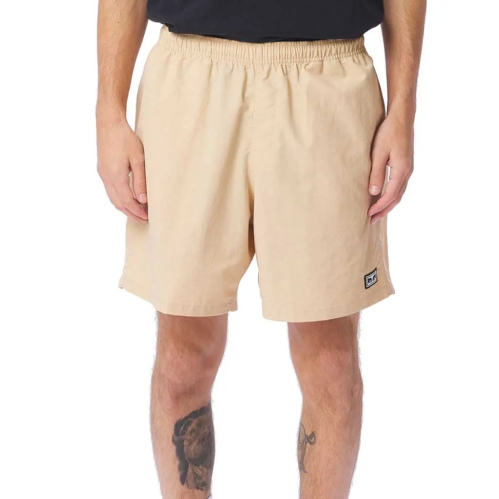 Obey Easy Eyes Nylon Short - Irish Cream 1