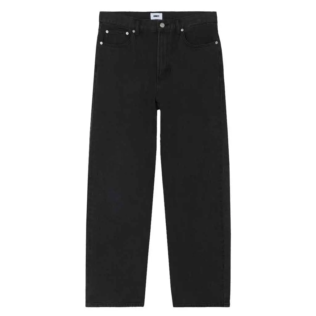 Obey Emerson Denim Pant - Washed Black 1