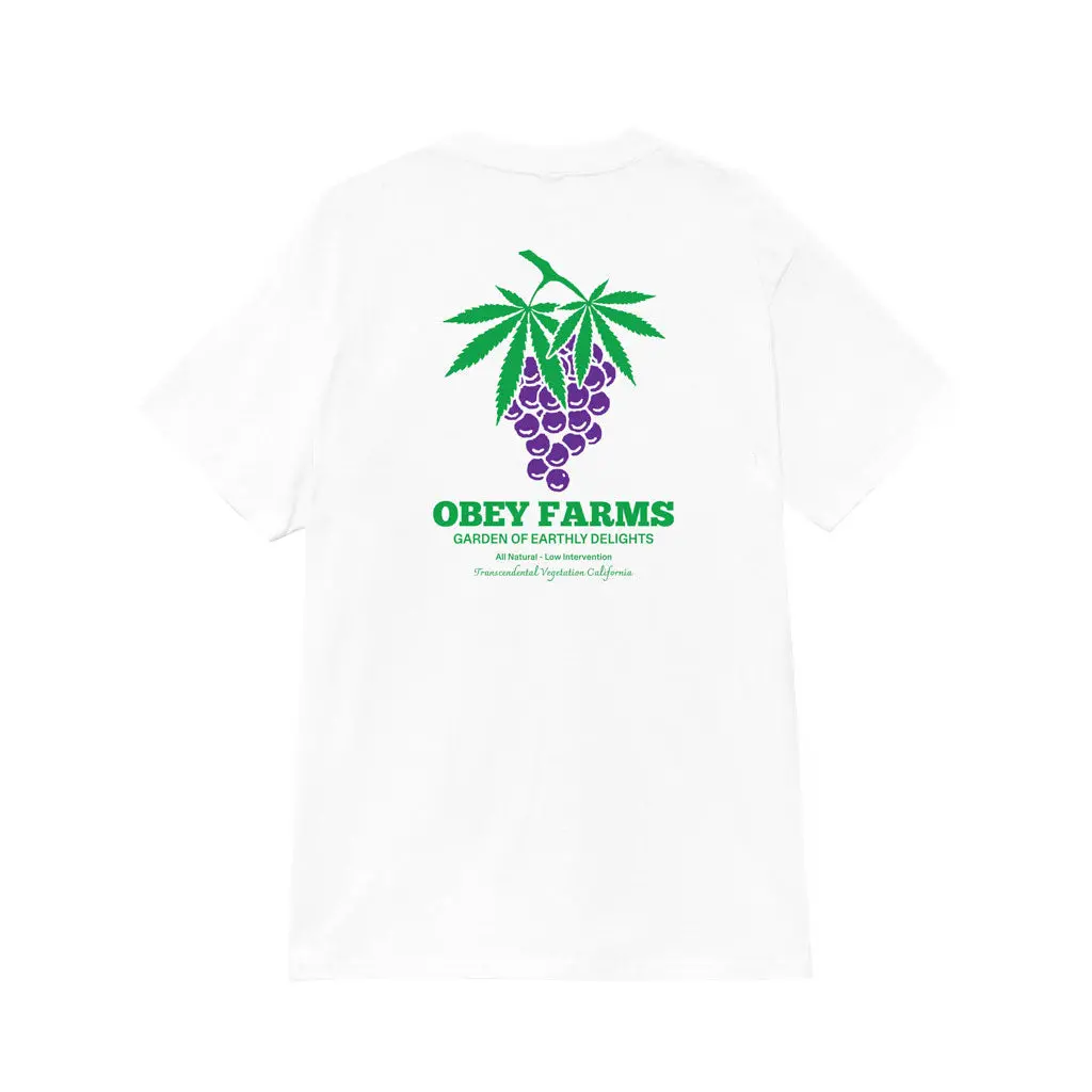 Obey Farms S/S Tee - White 1