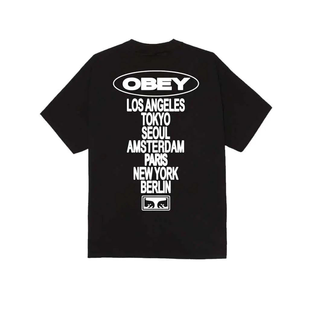 Obey Global Impact S/S Tee - Black 1