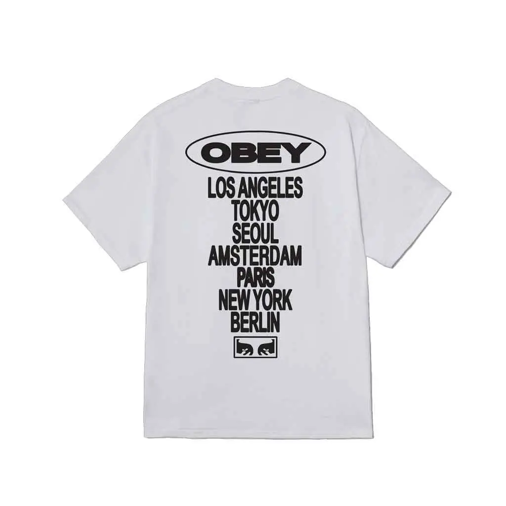 Obey Global Impact S/S Tee - White 1