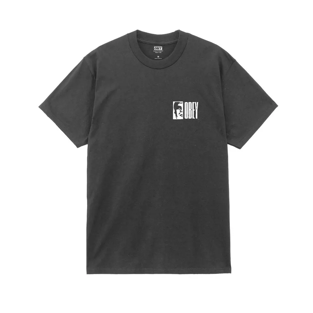 Obey Half Icon S/S Tee - Vintage Black 1