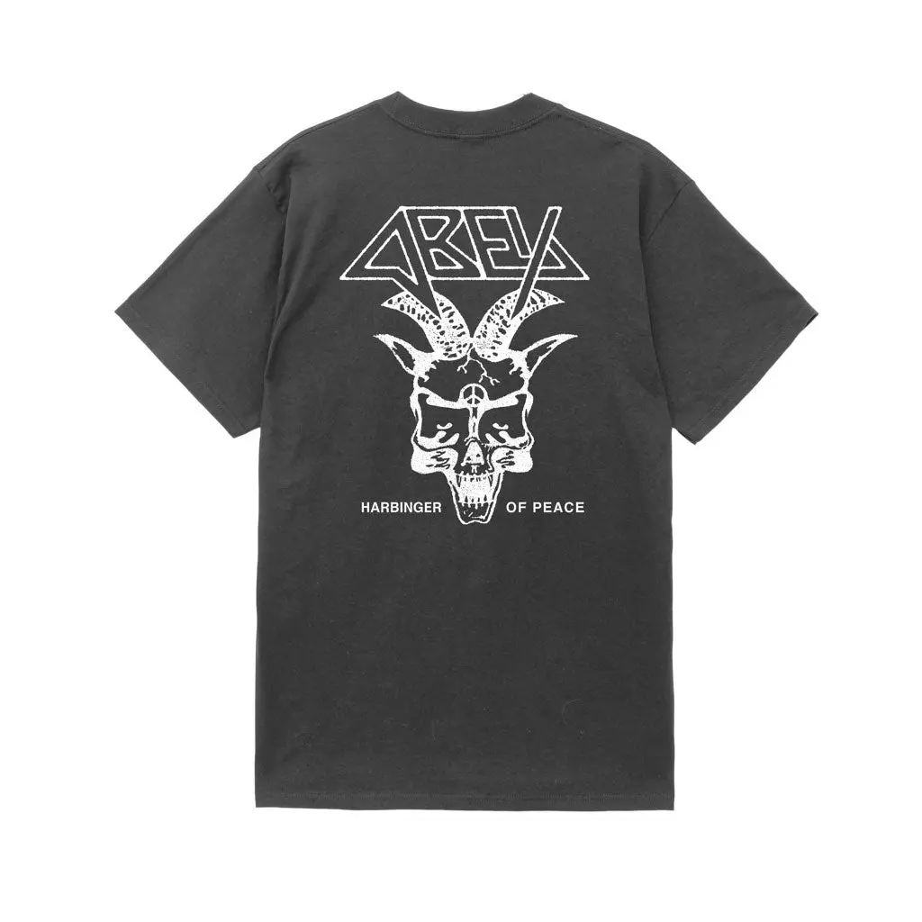 Obey Harbinger Of Peace S/S Tee - Vintage Black 1