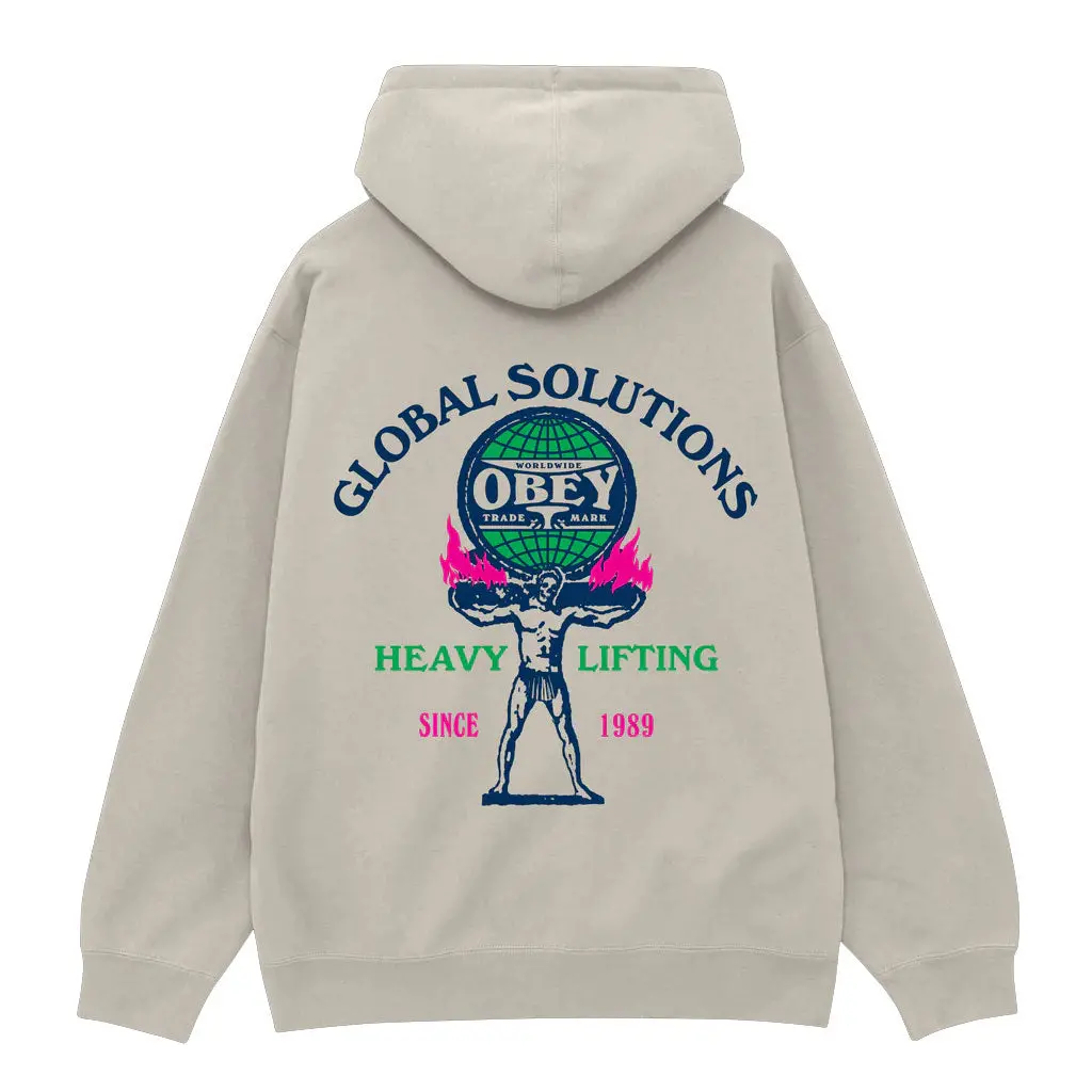 Obey Heavy Lifting P/O Hoodie - Black 1