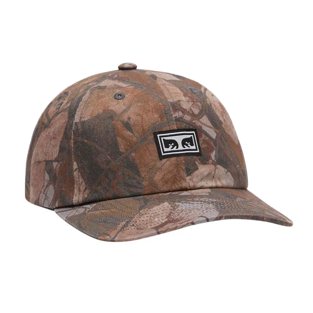 Obey Icon Eyes Pigment 6 Panel Velcro - Fence Camo 1