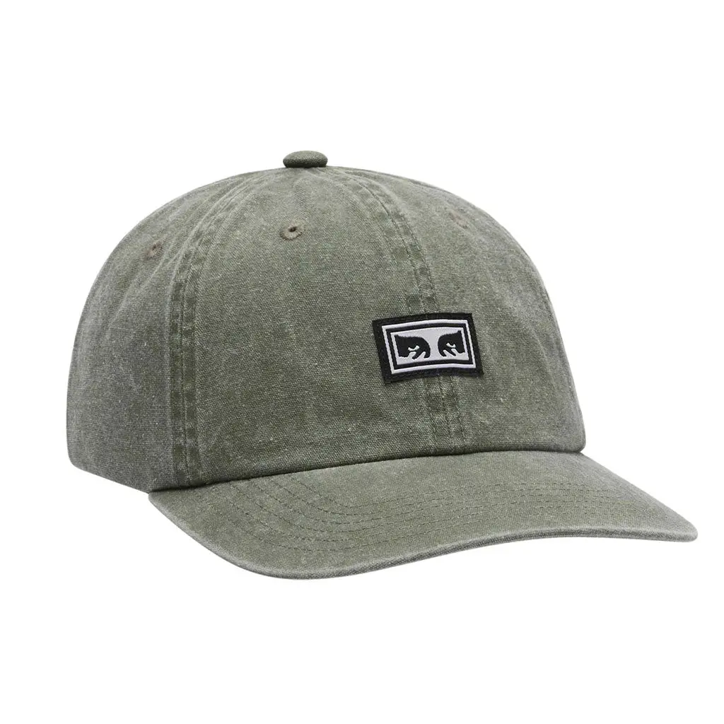Obey Icon Eyes Pigment 6 Panel Velcro - Pigment Green 1