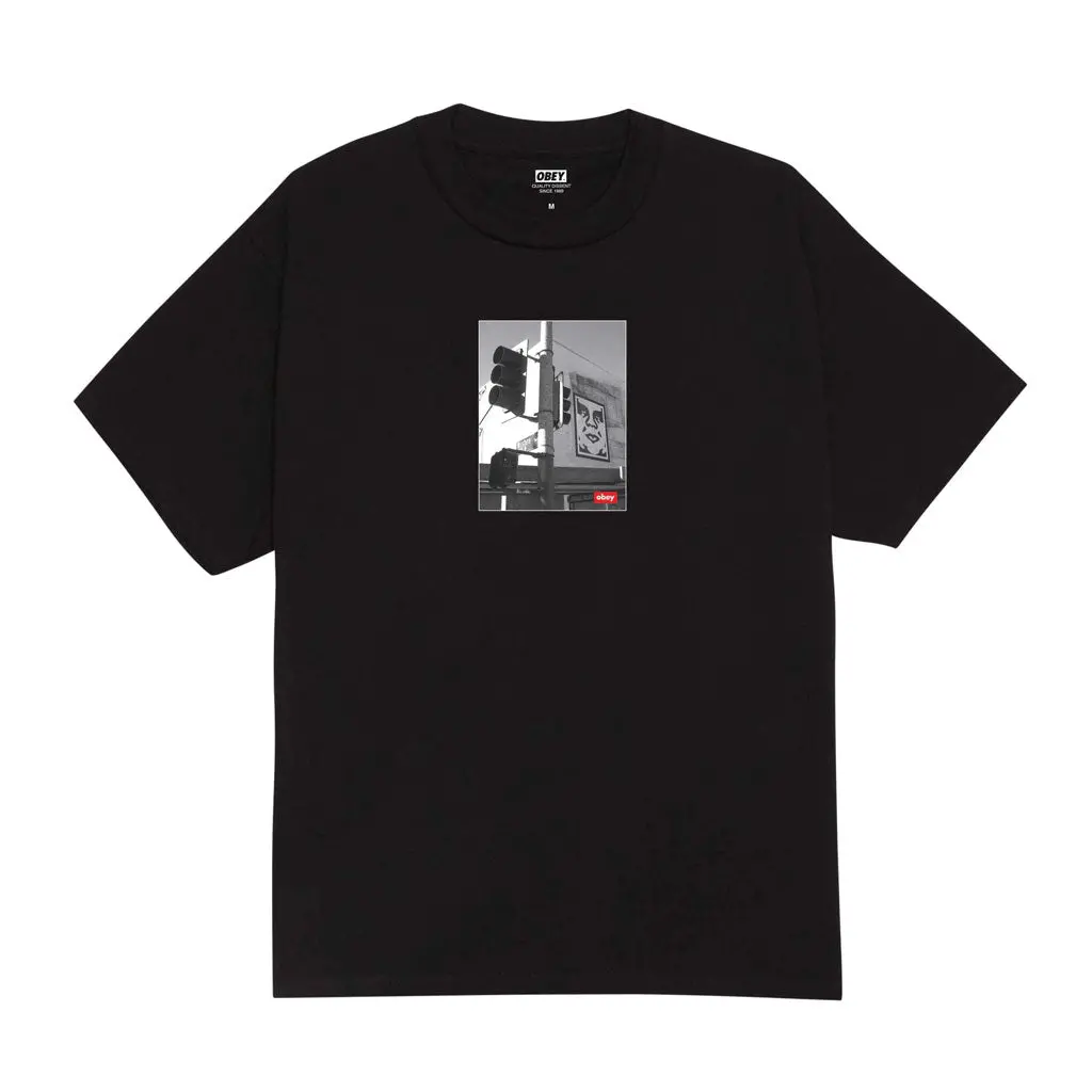 Obey Los Angeles Photo S/S Tee - Black 1