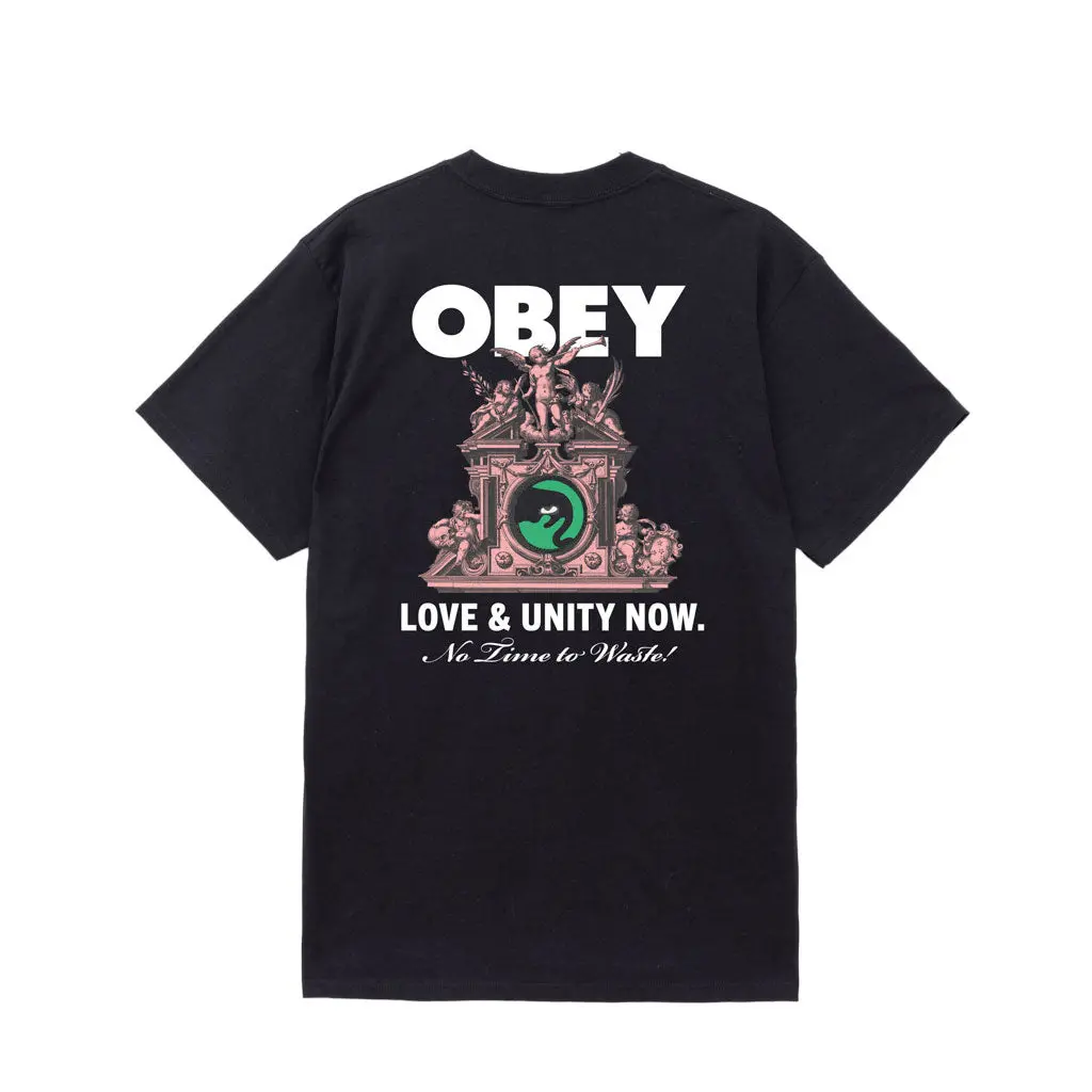 Obey Love & Unity Now S/S Tee - Black 1