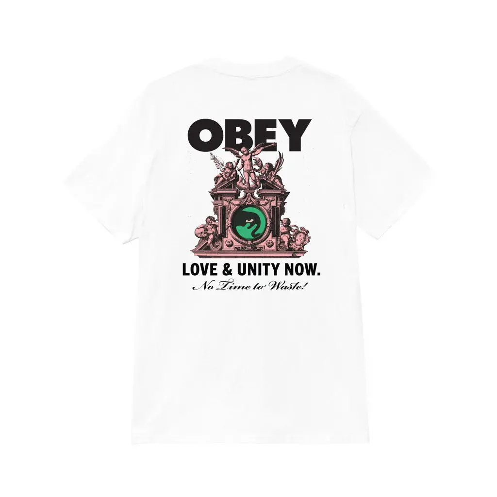 Obey Love & Unity Now S/S Tee - White 1