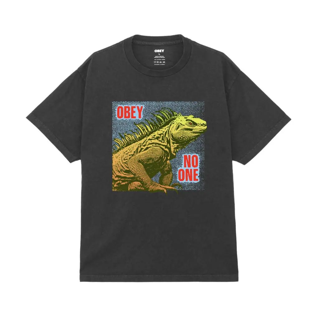 Obey No One Reptile S/S Tee - Pigment Black 1
