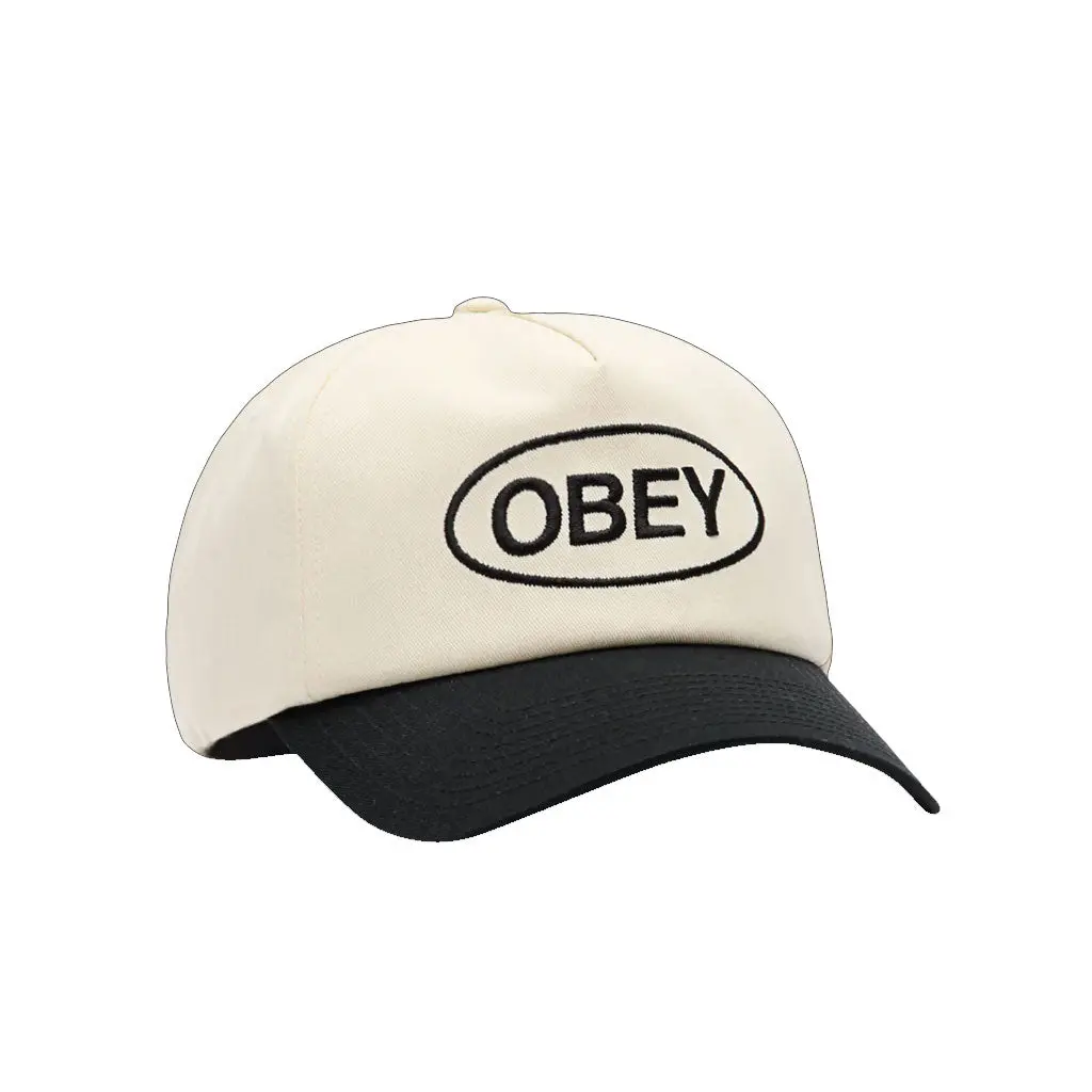 Obey Oval 5 Panel Strapback - Unbleach Multi 1