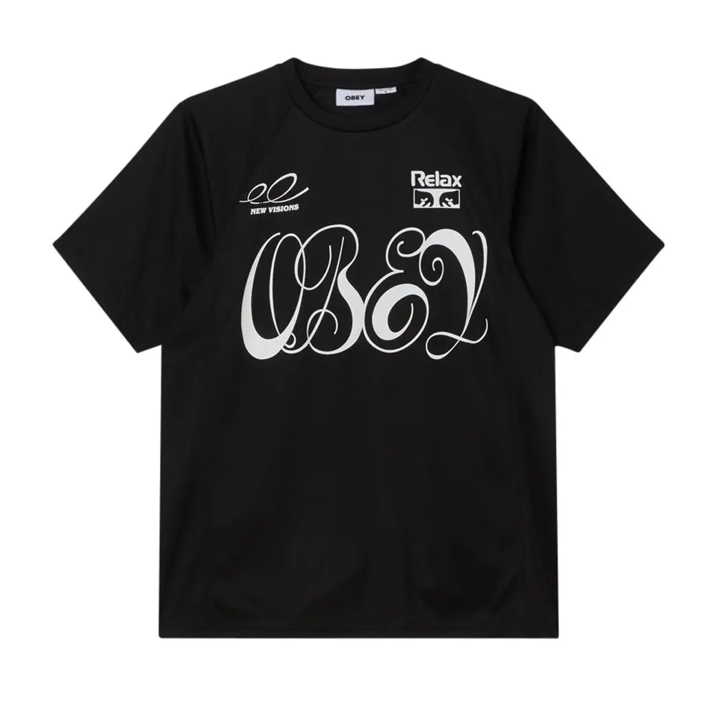 Obey Plaza Active Top - Black 1