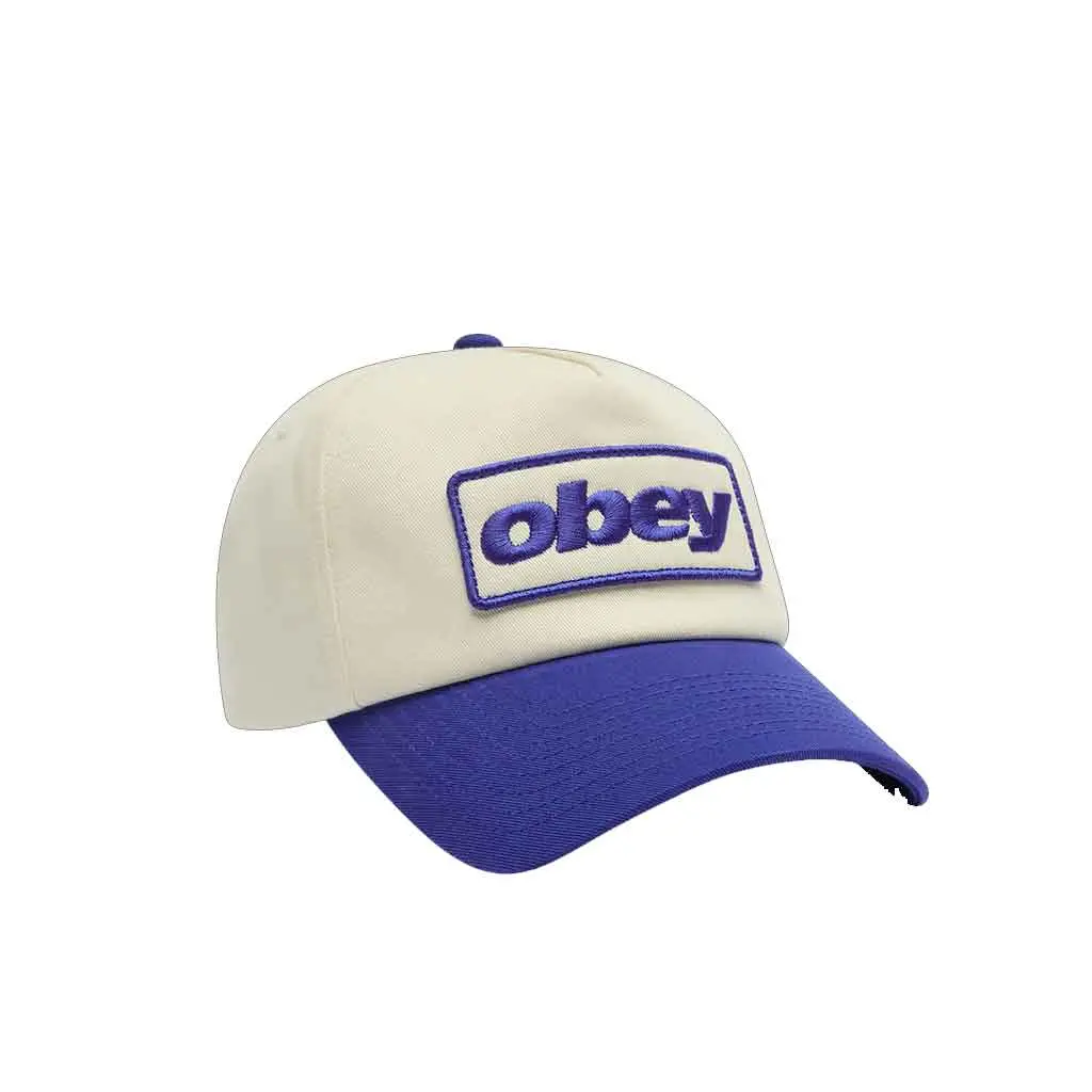 Obey Ranch 5 Panel Strapback - Royal Blue 1