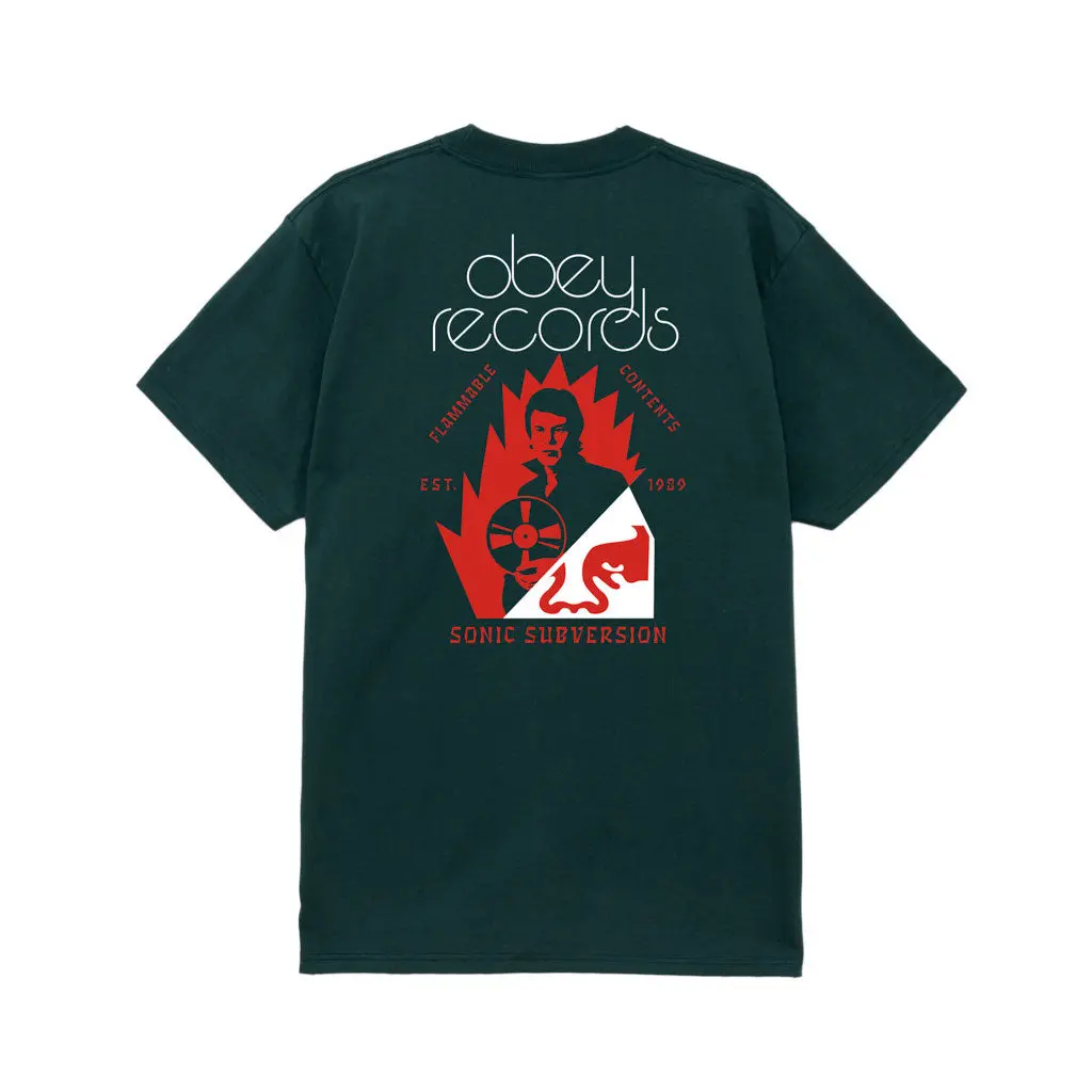 Obey Sonic Subversion S/S Tee - Rain Forest 1