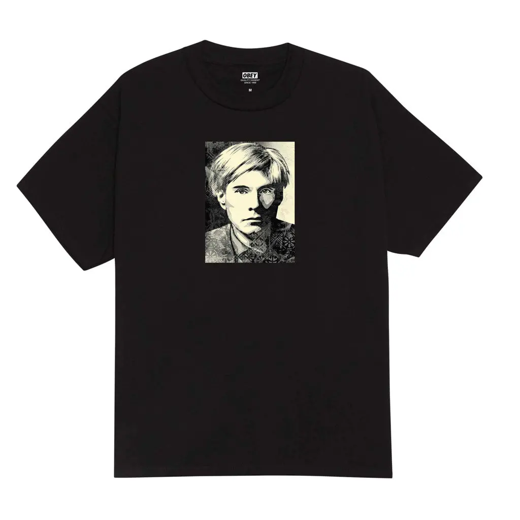 Obey Warhol S/S Tee - Black 1