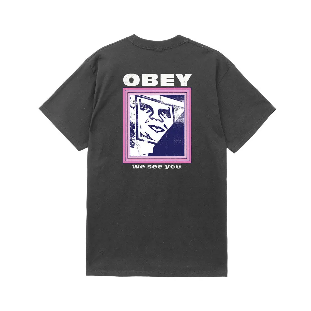 Obey We See You S/S Tee - Vintage Black 1