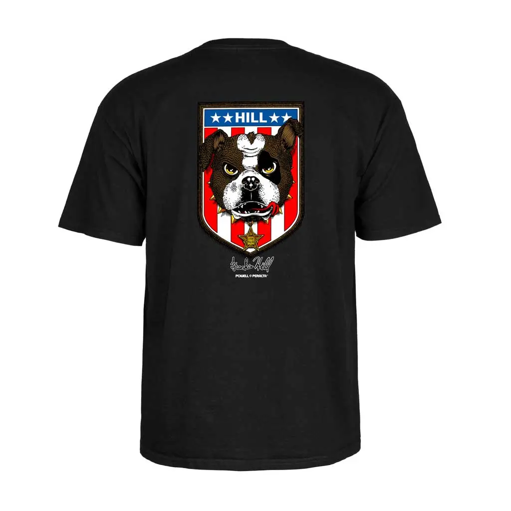 Skate One Powell Peralta Frankie Hill Bulldog Tee - Black 1