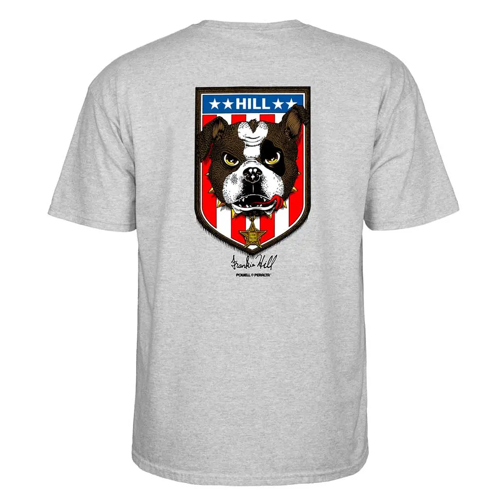 Skate One Powell Peralta Frankie Hill Bulldog Tee - Grey 1