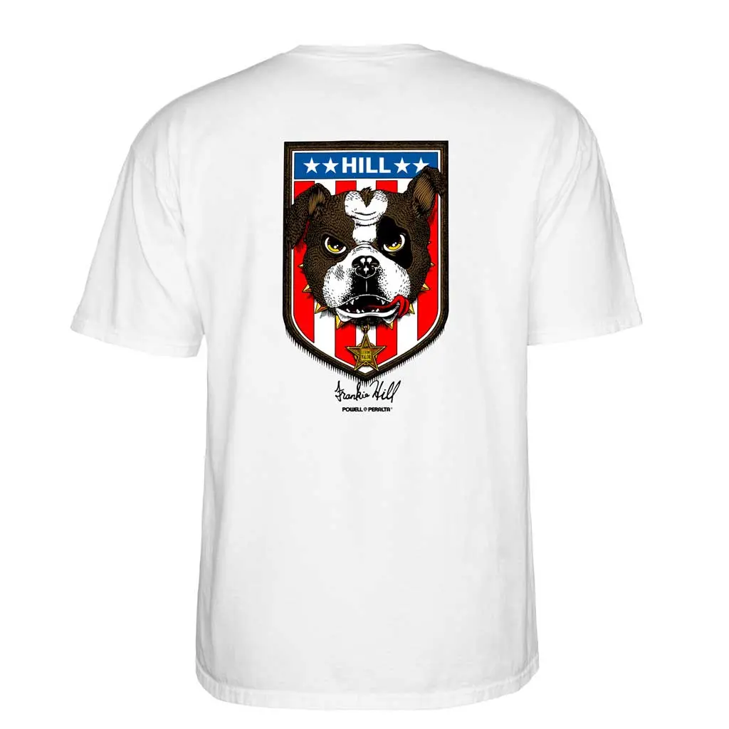 Skate One Powell Peralta Frankie Hill Bulldog Tee - White 1