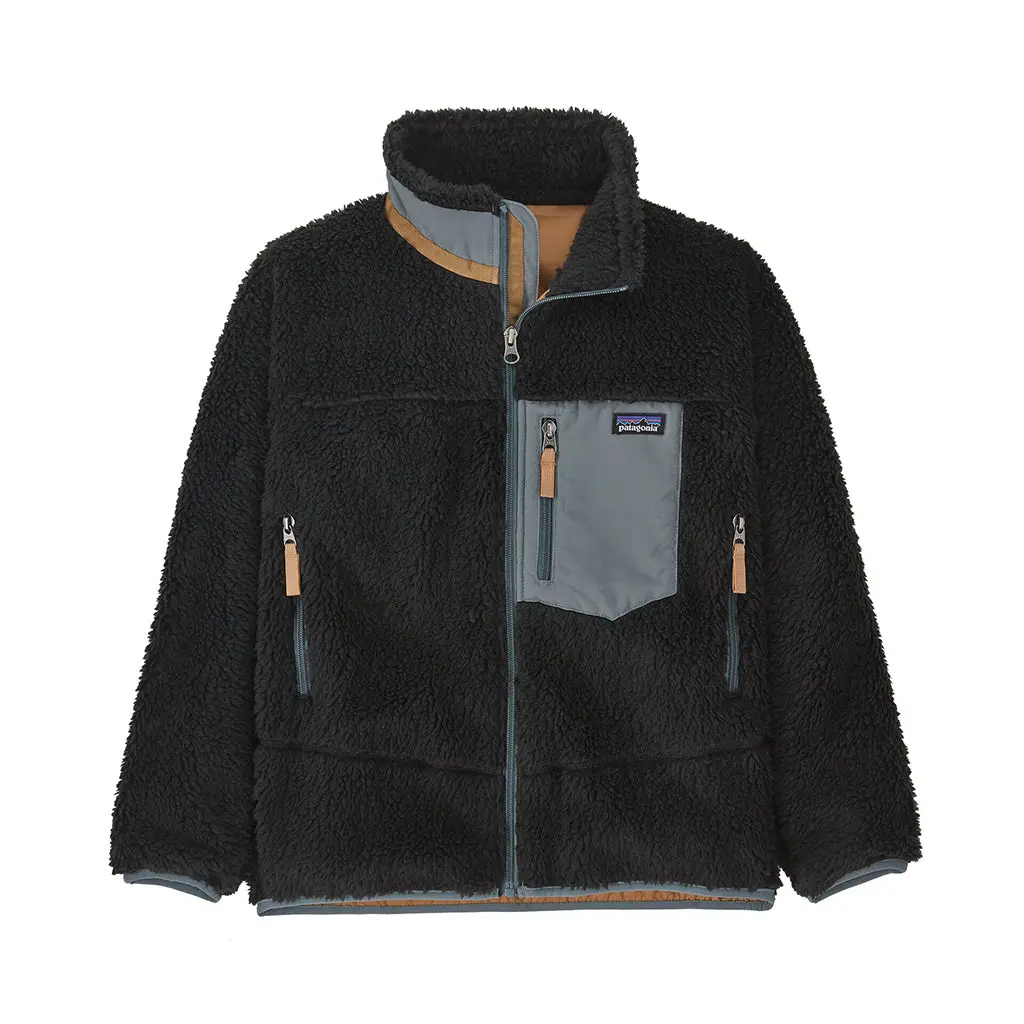 Patagonia Boy's Retro-X Jacket - Blk 65625 1