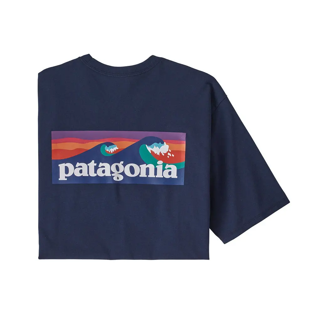 Patagonia Boardshort Logo Pocket Responsibili Tee - Snbl 37655 1