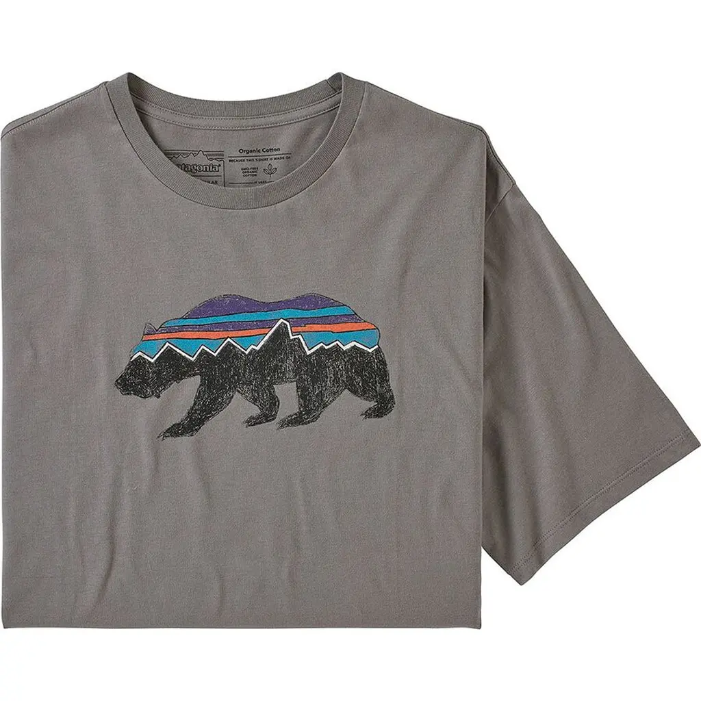 Patagonia Fitz Roy Bear Organic Cotton T-Shirt - Fea 39143 1