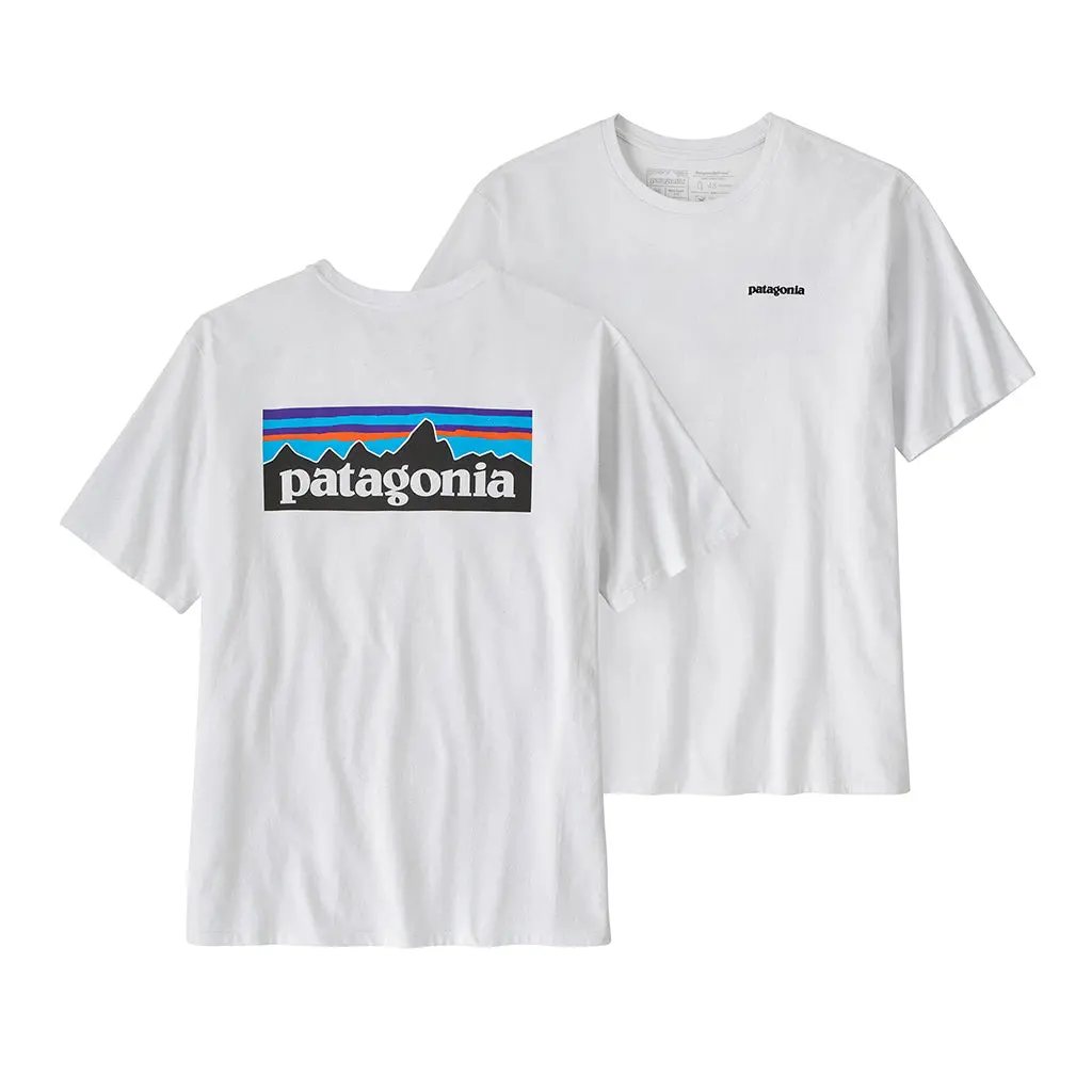 Patagonia P-6 Logo Responsibili Tee - Whi 1
