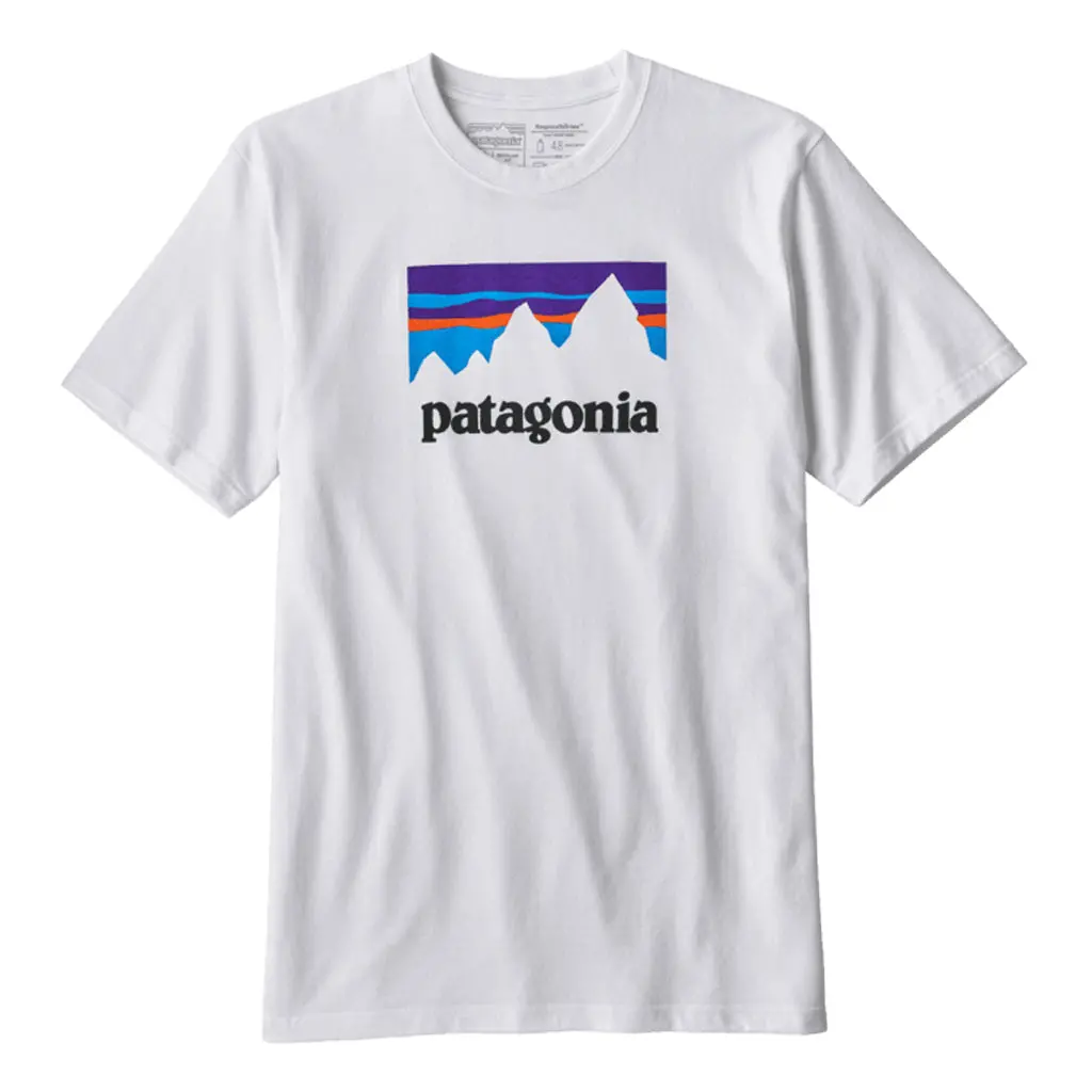 Patagonia Shop Stick Responsibli Tee - White 39175 1