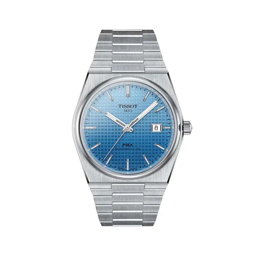 Prx Automatic Powermatic 80 40Mm - Blue Gradient On Bracelet 1